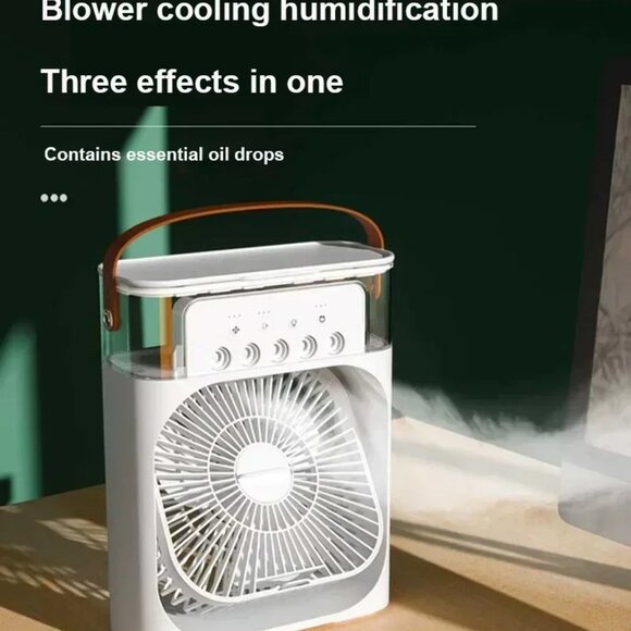 3In1 Portable  HouseholdFan AIr Conditioner  Small Air Cooler LED Night Light - Picture 8 of 12